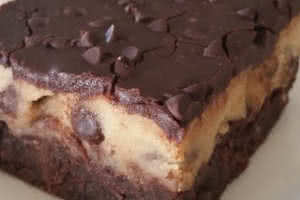 Cookie Dough Brownie Bar