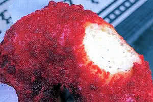 Raspberry Red Velvet Donut