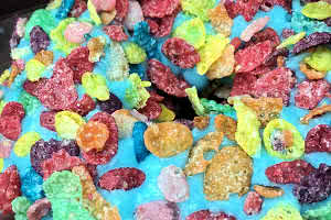 Fruity Pebbles Cereal Donut