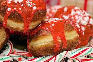 Peppermint Glazed Donut