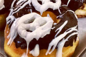 White Chocolate Pretzel Donut
