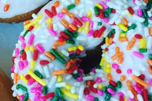 Classic Sprinkled Donut