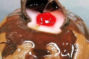 Chocolate Cherry on Top Donut