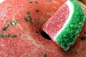 Watermelon Donut