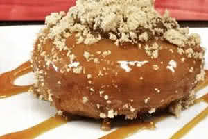 Caramel Apple Crumb Donut