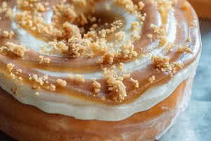 Caramel Apple Cheesecake Donut