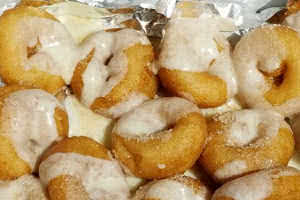 Cinnamon Roll Mini Donuts