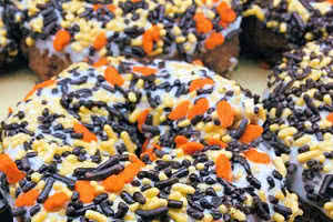 Halloween Sprinkles Donut