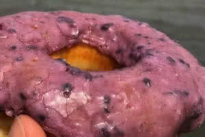 Blueberry Glazed Donut