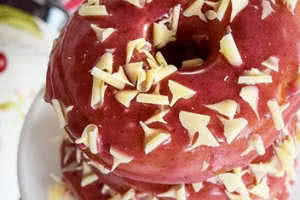 Dark Cherry Vodka Donut