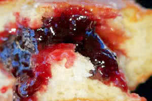 Raspberry Jam Donut