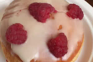 Raspberry Glaze Donut