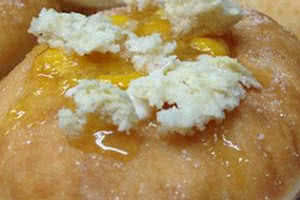 Peach Cobbler Donut