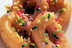 Sprinkled Mini Donuts