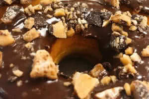 Chocolate Toffee Crunch Donut