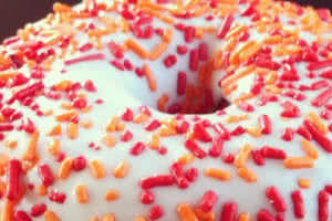 Fall Sprinkles Donut