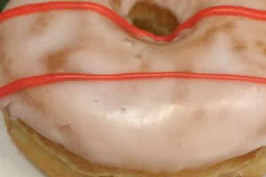 Peppermint Glaze Donut