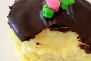 Boston Cream Filled Cupcake