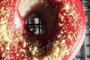 Raspberry Ring Donut
