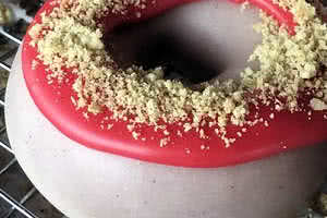 Raspberry Pumpkin Seed Donut