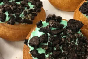 Mint Oreo Donut