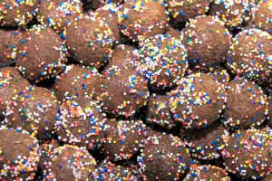 Chocolate Sprinkled Donut Holes