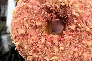 Strawberry Krunch Donut