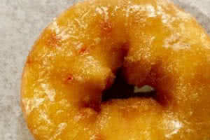 Glazed Orange Cake Donut