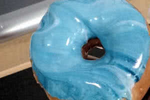 Blueberry Glaze Donut