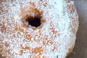 Flaked Coconut Donut