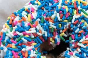 Birthday Cake Sprinkle Donut