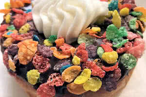 Fruity Pebbles Donut