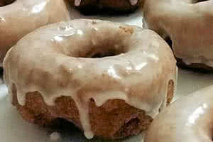 Pumpkin Glazed Cake Donut