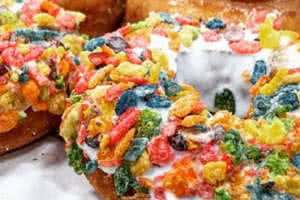 Fruity Pebbles Donut