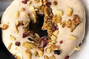 Jalapeno Cranberry Walnut Donut