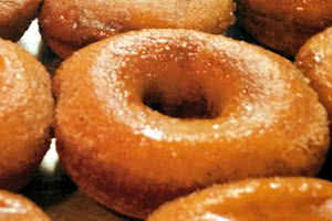 Pumpkin Glazed Donut