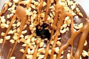 Chocolate Peanut Donut