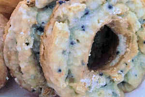 Old Fashioned Blueberry Donut