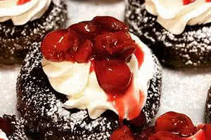 Black Forest Cake Donut