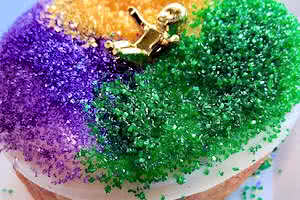 King Cake Donut