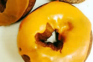 Pumpkin Glaze Donut