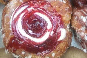 Raspberry Cream Cheese Cronut