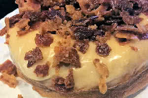 Peanut Butter Bacon Donut