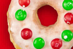 M&Ms Donut