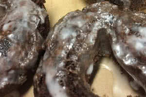 Chocolate Glaze Cake Donut