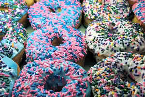 Sprinkled Variety Donuts