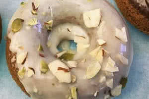 Nutty Elderflower Donut