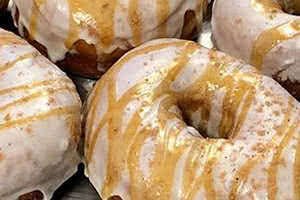 Eggnog & Bourbon Caramel Donut