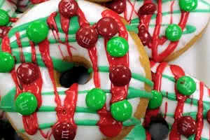 M&Ms Donut