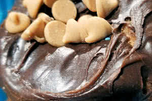 Chocolate Peanut Butter Donut